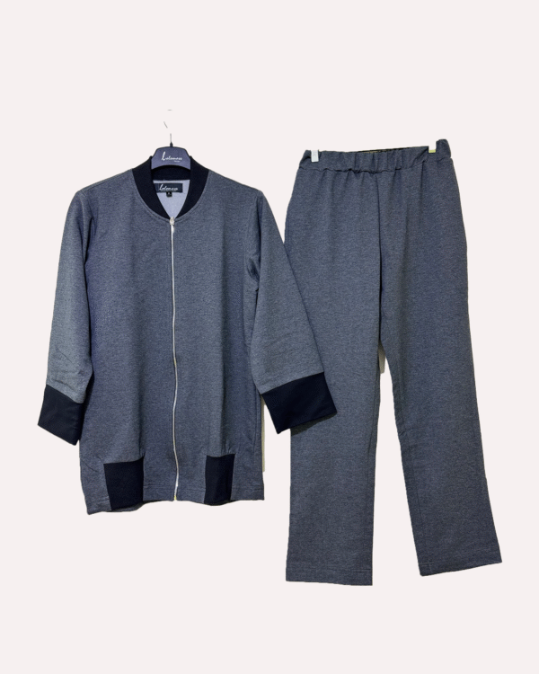 LuxeFit Zip-Up Lounge Set - Image 4